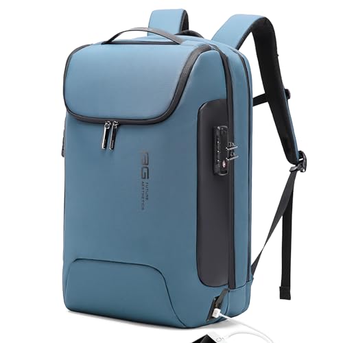 BANGE Anti-Theft Travel Backpack,Waterproof Fashion Work Backpacks,High Tech Backpack with USB3.0 Charging Port,Business Laptop Backpack Fits 17.3 Inch Notebook for Women