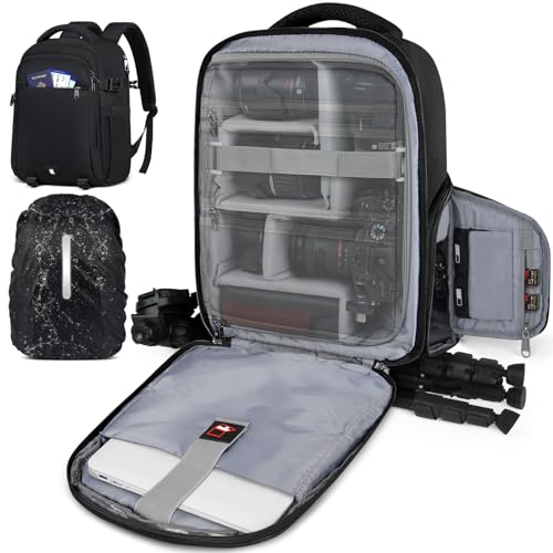 RAINSMORE Camera Backpack