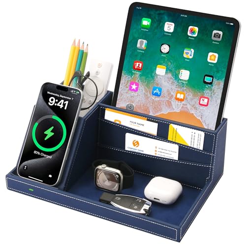 Desk Organizer with Charging Station