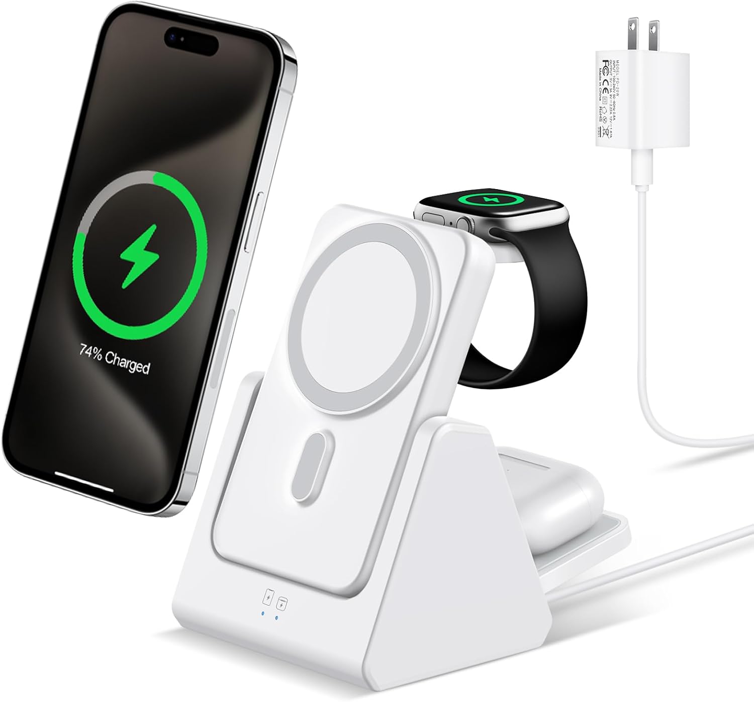 Mag-Safe 3-in-1 5000mAh (White)