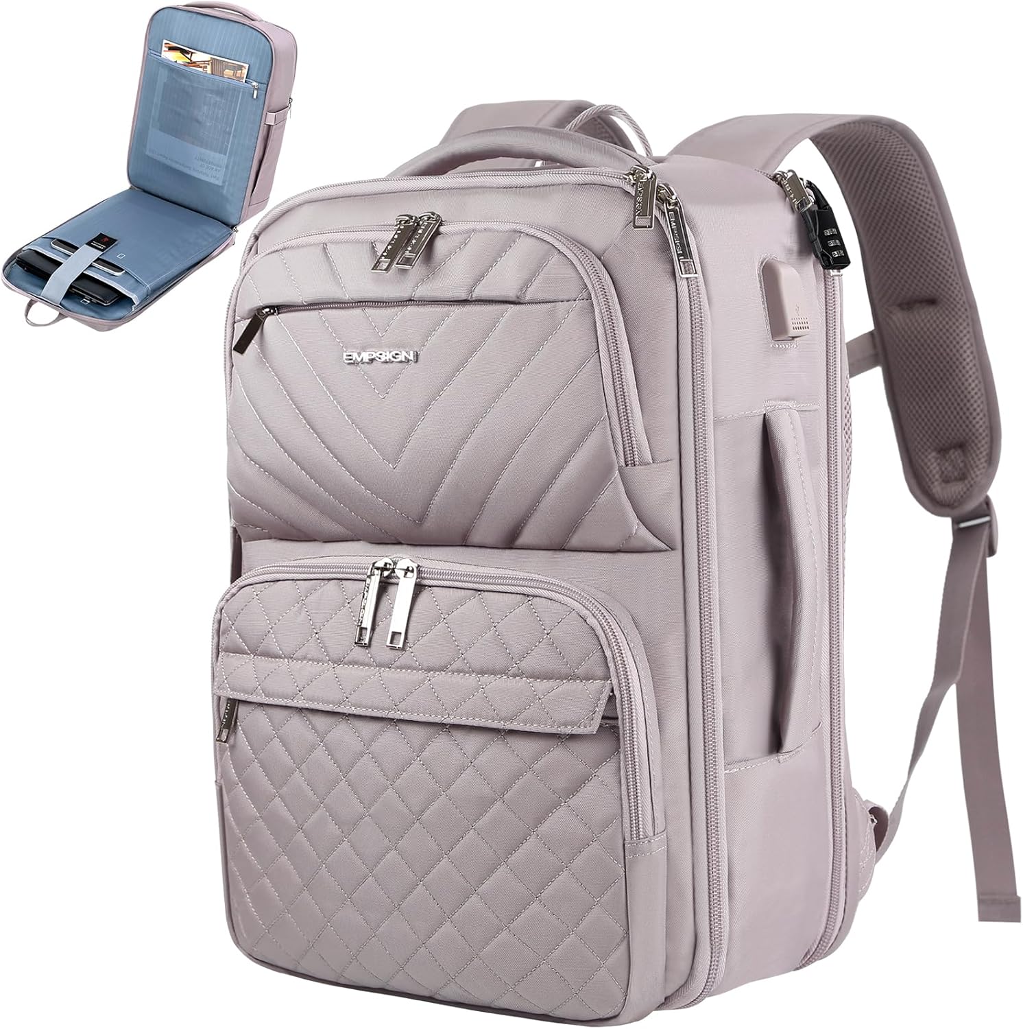 EMPSIGN Travel Backpack for Women, Large Carry On