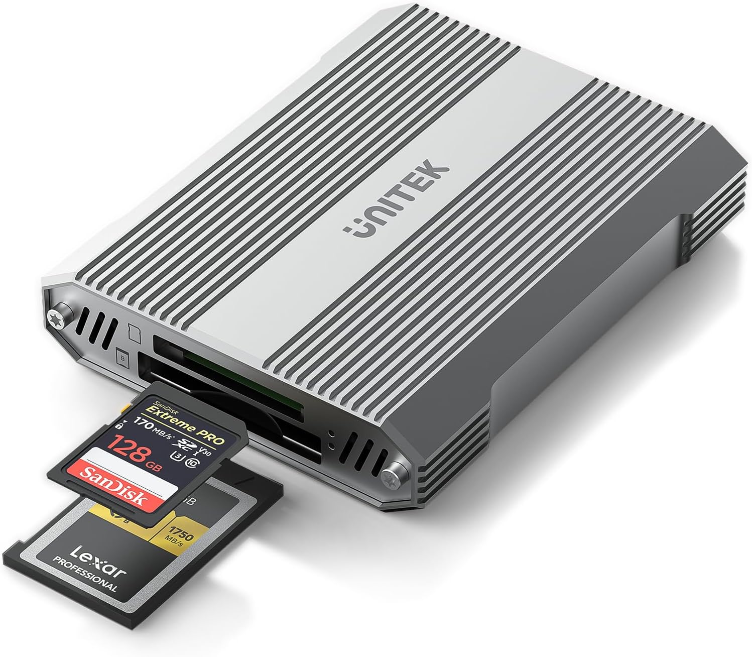 CFexpress Type B and SD4.0 UHS-II Dual-Slot Memory Card Reader, 10Gbps USB 3.2 Gen 2, CF Express Reader for CFexpress Type B/SD/SDHC/SDXC/SDUC, Plug and Play, Compatible with Windows/Mac/Linux/Android
