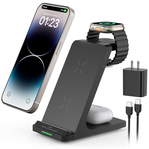 AUKUSE 3-in-1 Wireless Charging Station