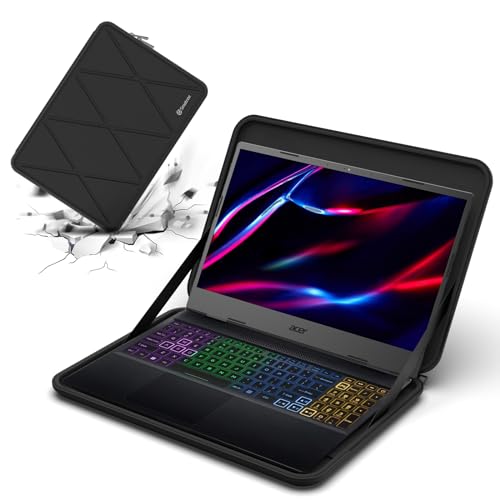 Smatree Hard EVA Protective Sleeve Case Compatible for 15.6 inch Acer Nitro 5 Gaming Laptop Waterproof Sleeve (A1550)