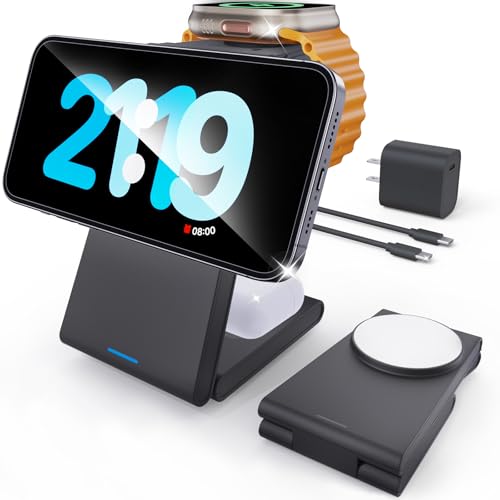 Kysson Foldable 3‑in‑1 Charging Station