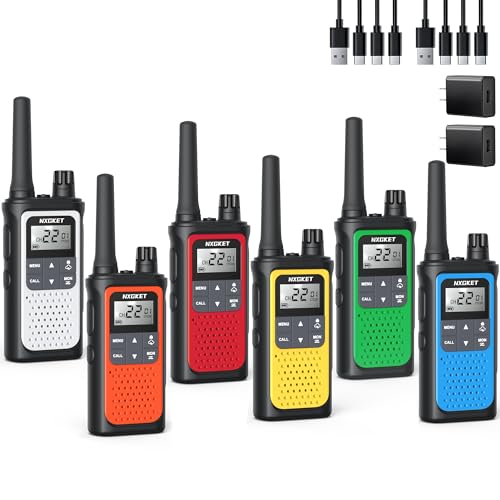 NXGKET Walkie Talkies 6 Pack