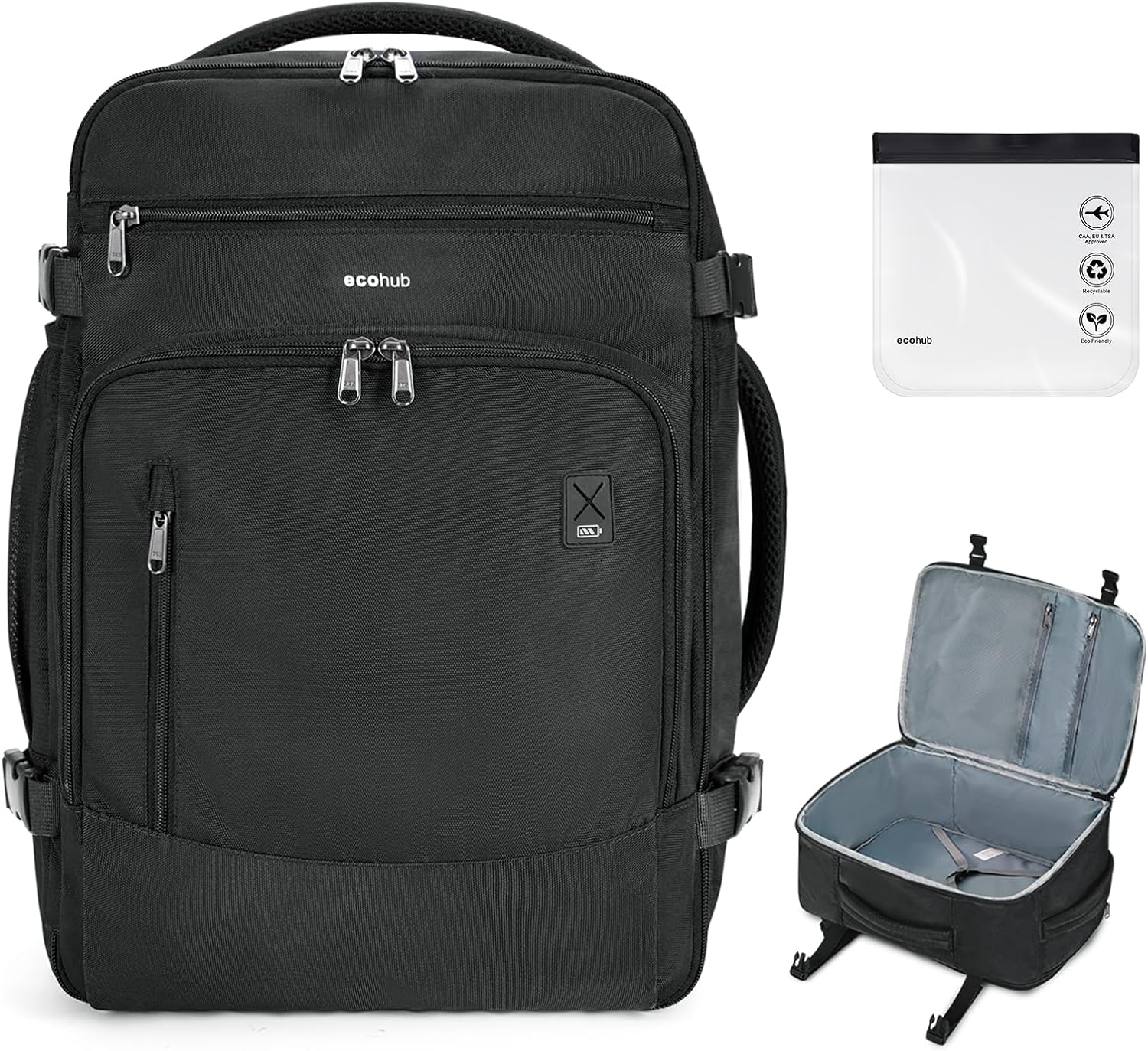 ECOHUB Travel Backpack for Men (30L)