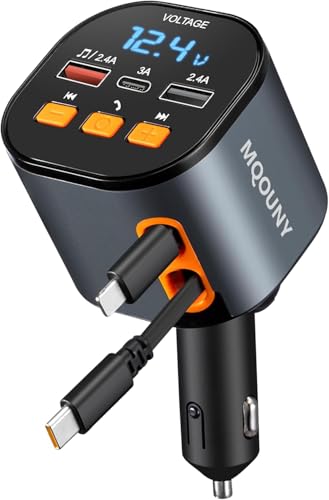 MQOUNY Retractable Car Charger