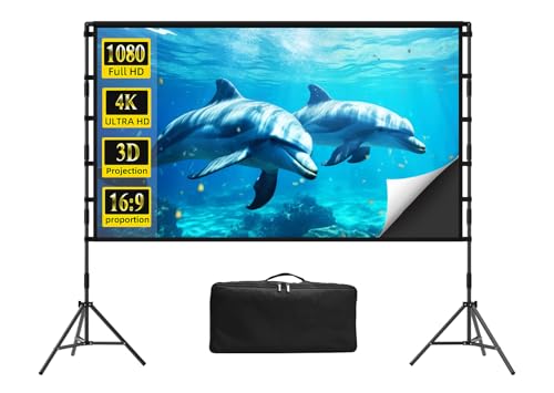 lejiada 120 inch Black/Gray Screen