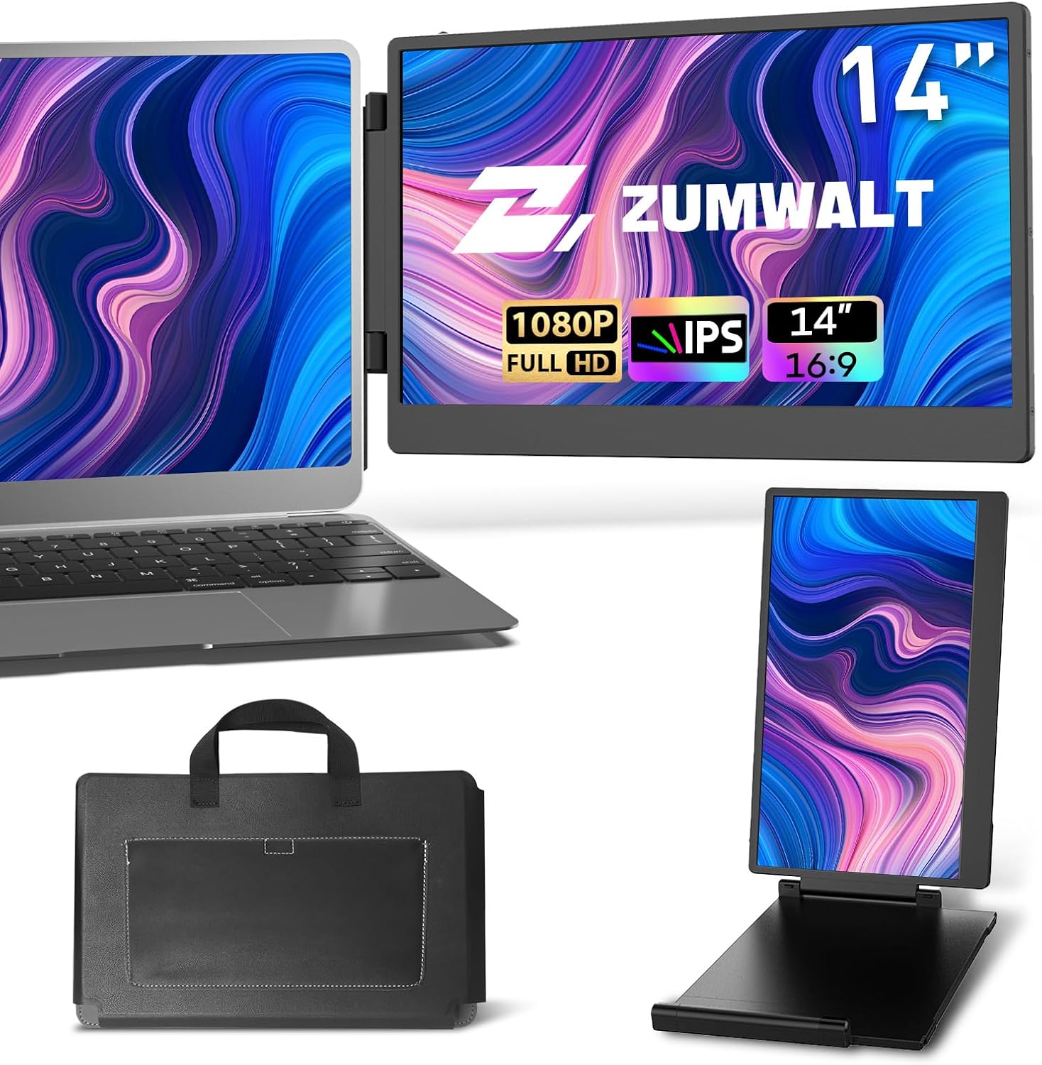 ZUMWALT 14" Portable Monitor