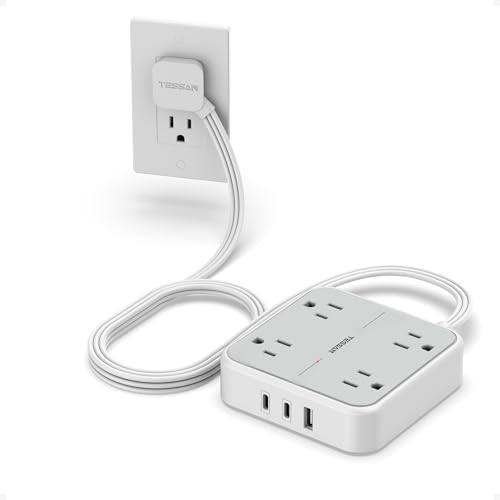 TESSAN Flat Plug Surge Protector