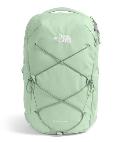 The North Face Women's Jester Everyday Laptop Backpack | Commuter Travel Bag with Laptop Sleeve, Water-Repellent Finish, Spacious Compartment, Misty Sage-NPF, One Size