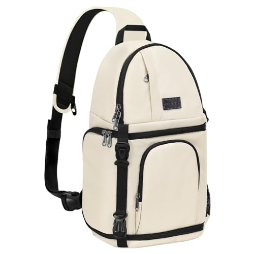 MOSISO Camera Sling Bag (Beige)