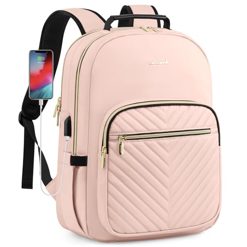 LOVEVOOK Laptop Backpack Purse (Nude)