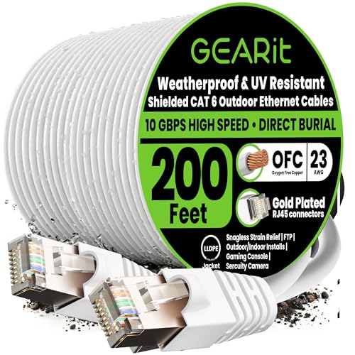 GEARit Cat6 Outdoor (200ft)