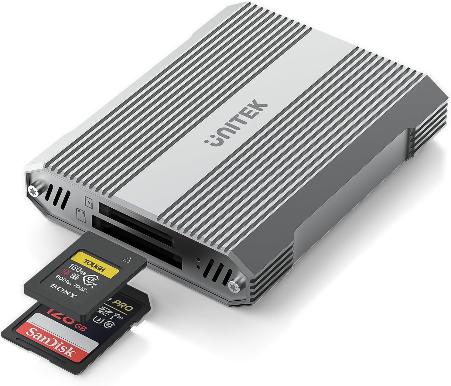 Unitek CFexpress Type A and SD4.0 UHS-II Memory Card Reader, 10Gbps USB 3.2 Gen 2, CF Express Reader for CFexpress Type A/SD/SDHC/SDXC/SDUC, Plug and Play, Compatible with Windows/Mac/Linux/Android