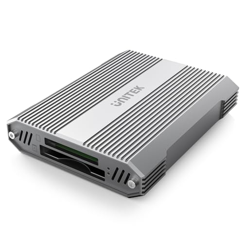 Unitek 4 in 1 CFexpress Type B Card Reader - SD4.0 UHS-II & Micro SD Card Reader with USB-A Hub 10Gbps USB 3.2 Gen 2 CFexpress Adapter for Cf Express Type B