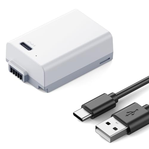 K&F Concept EN-EL25 Battery USB-C EN-EL25A Z50 Battery with 2H Fast Charging Compatible with Nikon Z50 Z30 Zfc Camera MH-32 Charger