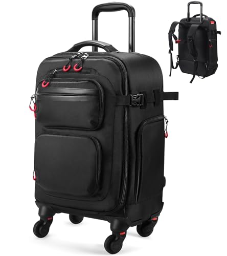Rolling Backpack with Wheels  Airline Approved Underseat Carry-On