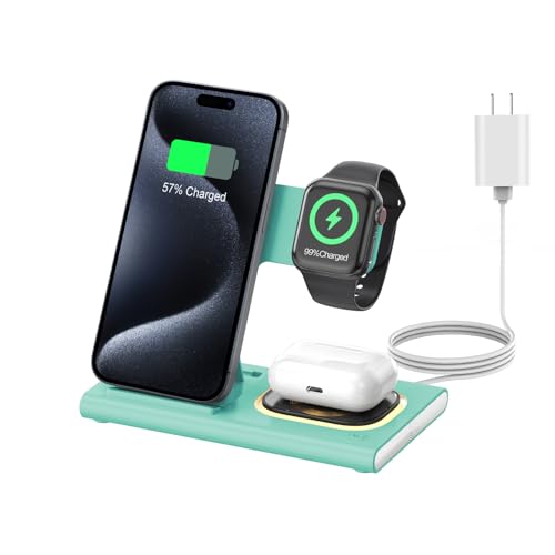 Aresh 3‑in‑1 Foldable Charger (Green)