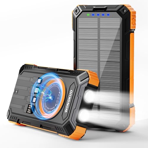 WONGKUO Solar Charger Power Bank