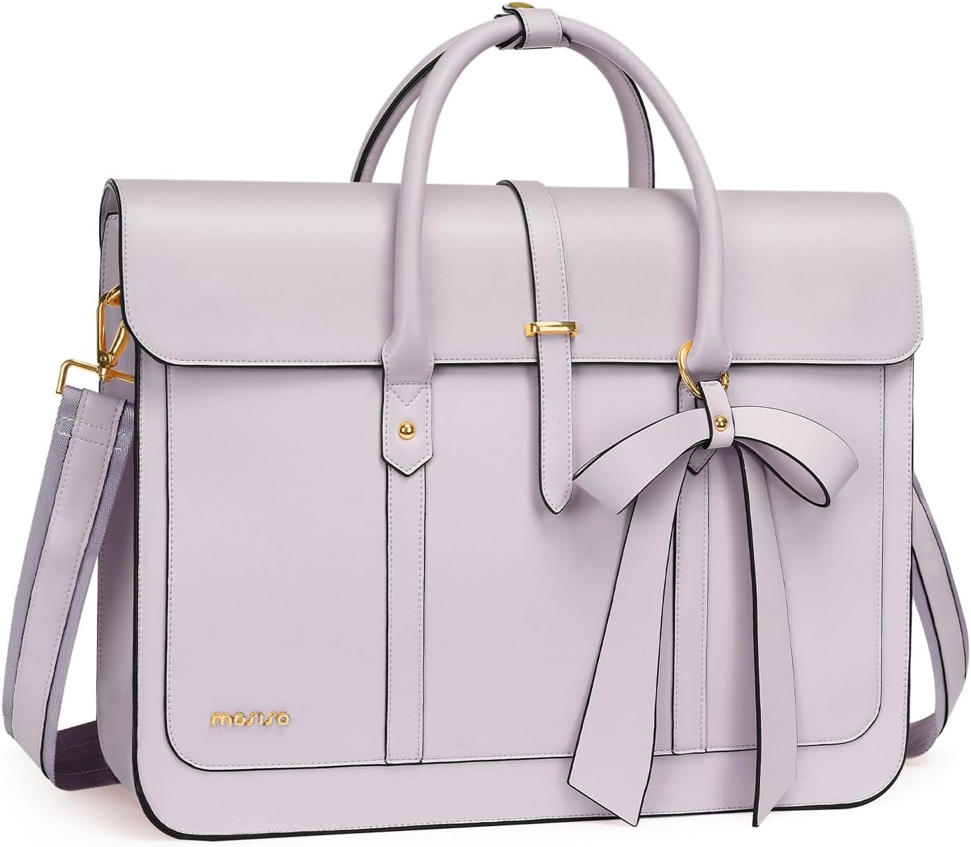 MOSISO Dusty Lilac Convertible Briefcase