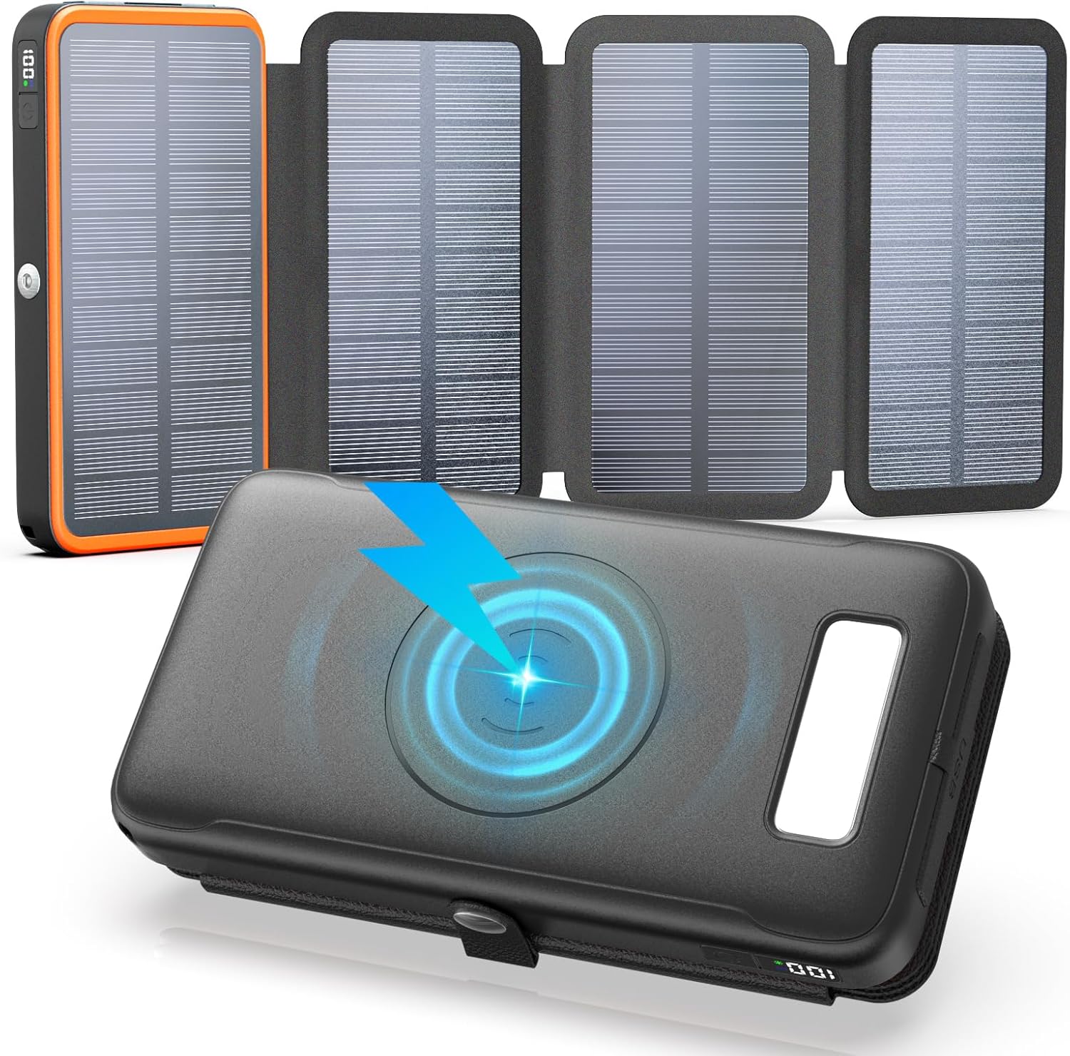 FEELLE Solar Charger Power Bank