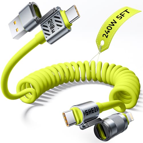 Jixivor Coiled 4-in-1 Cable