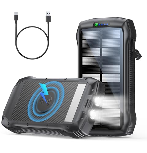 MOSKIZ 40000mAh Solar Power Bank