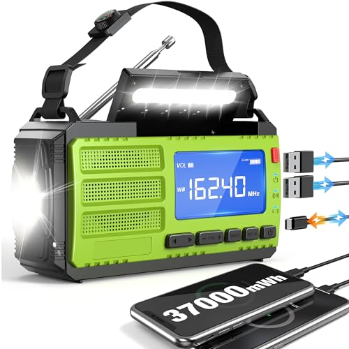 Rychi 37000mWh Hand Crank Radio