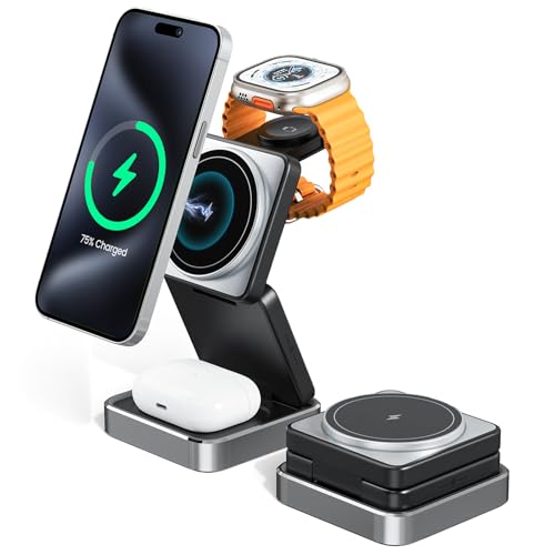 BODSEIEOU 3-in-1 Wireless Charger