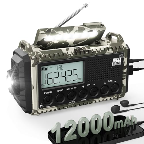 ROCAM Hand Crank Solar Emergency Radio