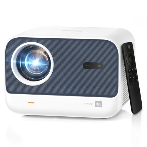 [Sound by JBL & Seamless Autofocus] Yaber 1080P Projector with WiFi 6 and Bluetooth, Portable Outdoor Movie Projector, Home Theater Projector for iPhone/TV Stick/HDMI/USB/Laptop/PS5-Gray
