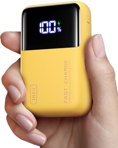 INIU Power Bank, 25000mAh 100W (Yellow)