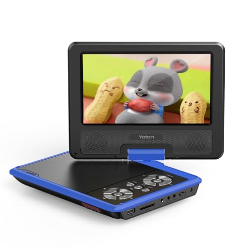 YOTON 9.5" Portable DVD Player (Blue)