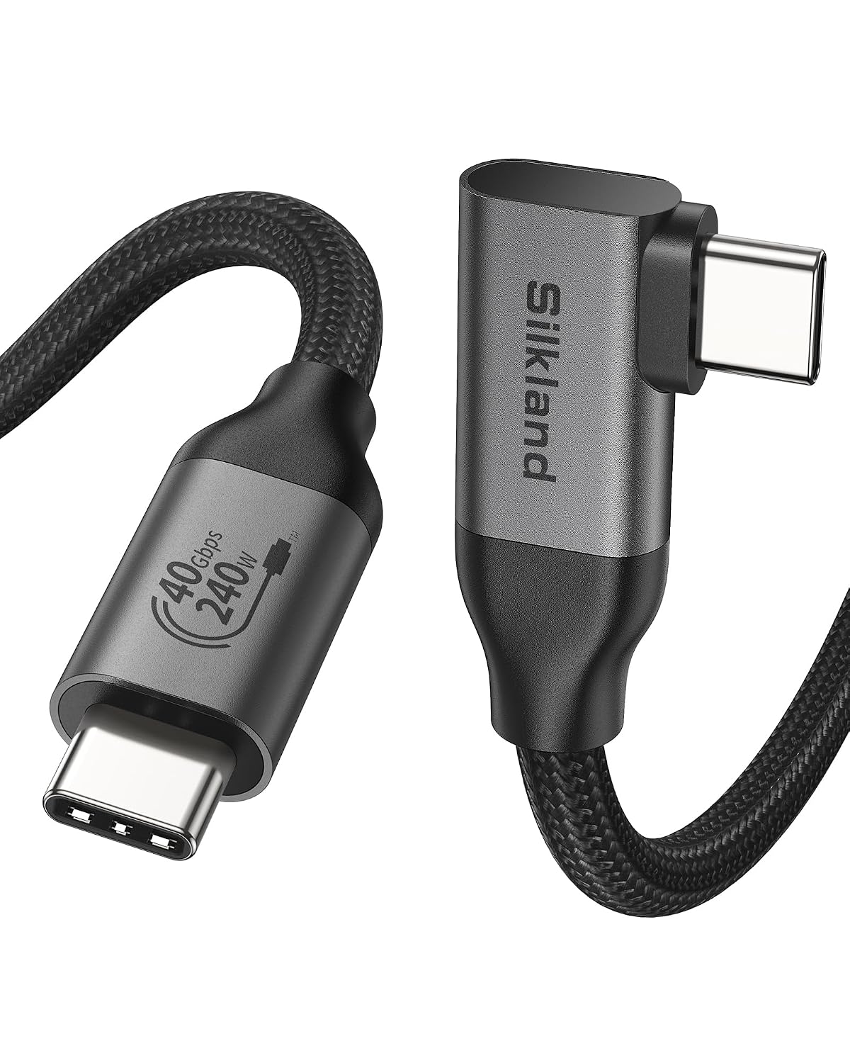 Silkland Right Angle USB 4 Cable