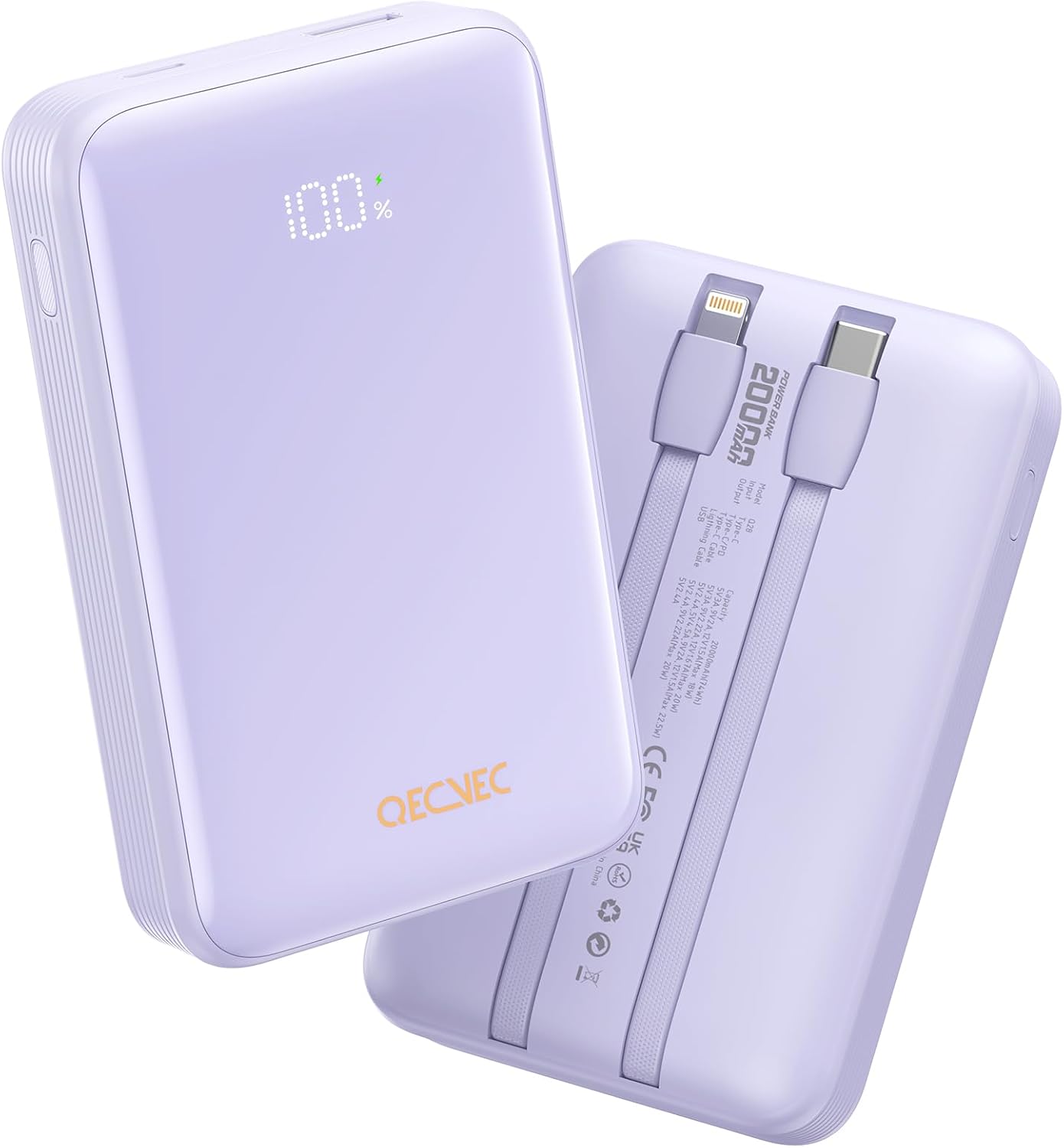 Qecvec 20000mAh Power Bank