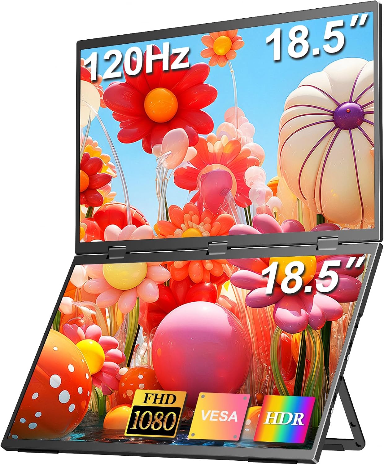 COOLHOOD 18.5inch Portable Dual Monitor