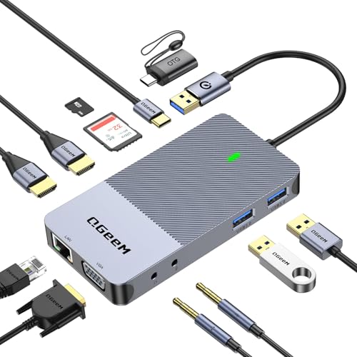 QGeeM USB 3.0 Docking Station