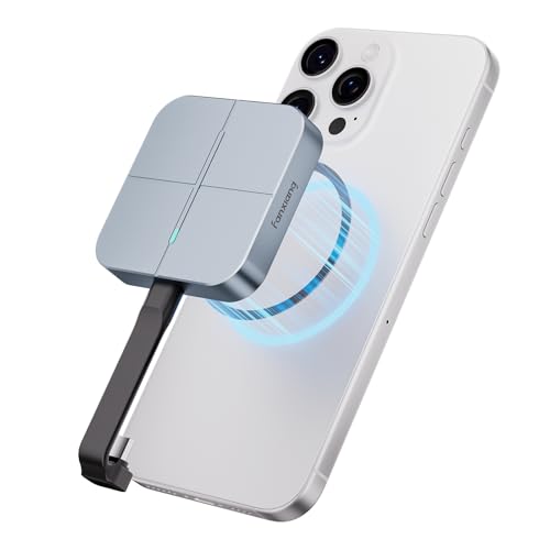 ffanxiang Portable SSD Magnetic 500GB, Up to 1050MB/s USB 3.2 Gen2, Magsafe SSD, External Solid State Drive Type-C, Rugged and Reliable Storage for Smartphone/Laptops/Professionals/Gaming, PS1002