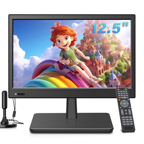 othoig 12.5inch Small Portable TV