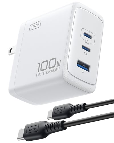 INIU 3-Port 100W GaN Charger