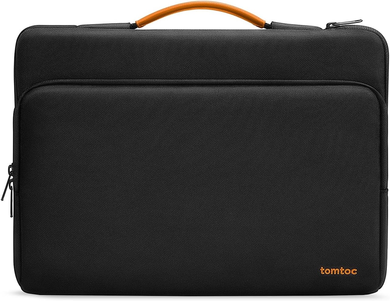 tomtoc 360 Protective Laptop Sleeve for 13.5-14.4 Lenovo, HP, ASUS, Dell, Acer Laptop Notebook Ultrabook, Water-Resistant Shockproof Carrying Case Bag with Accessory Pocket Vivobook/Zenbook 14, Black