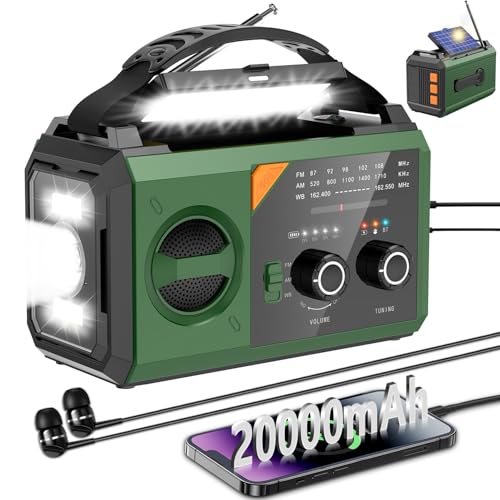 JTRYEMU 20000mAh Weather Radio