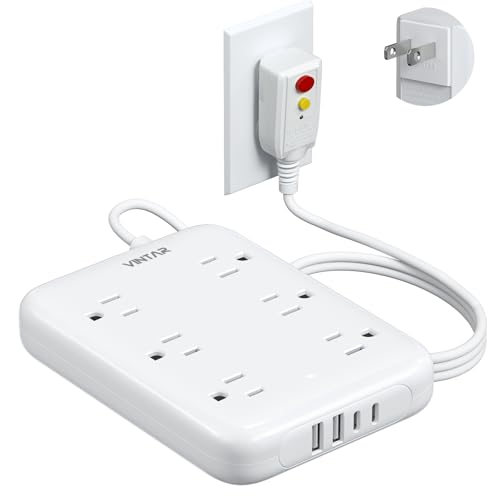 VINTAR 2 Prong GFCI Power Strip
