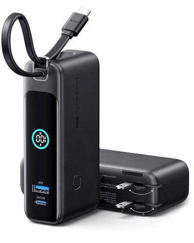 INIU 3-in-1 Portable Charger, 10000mAh 30W
