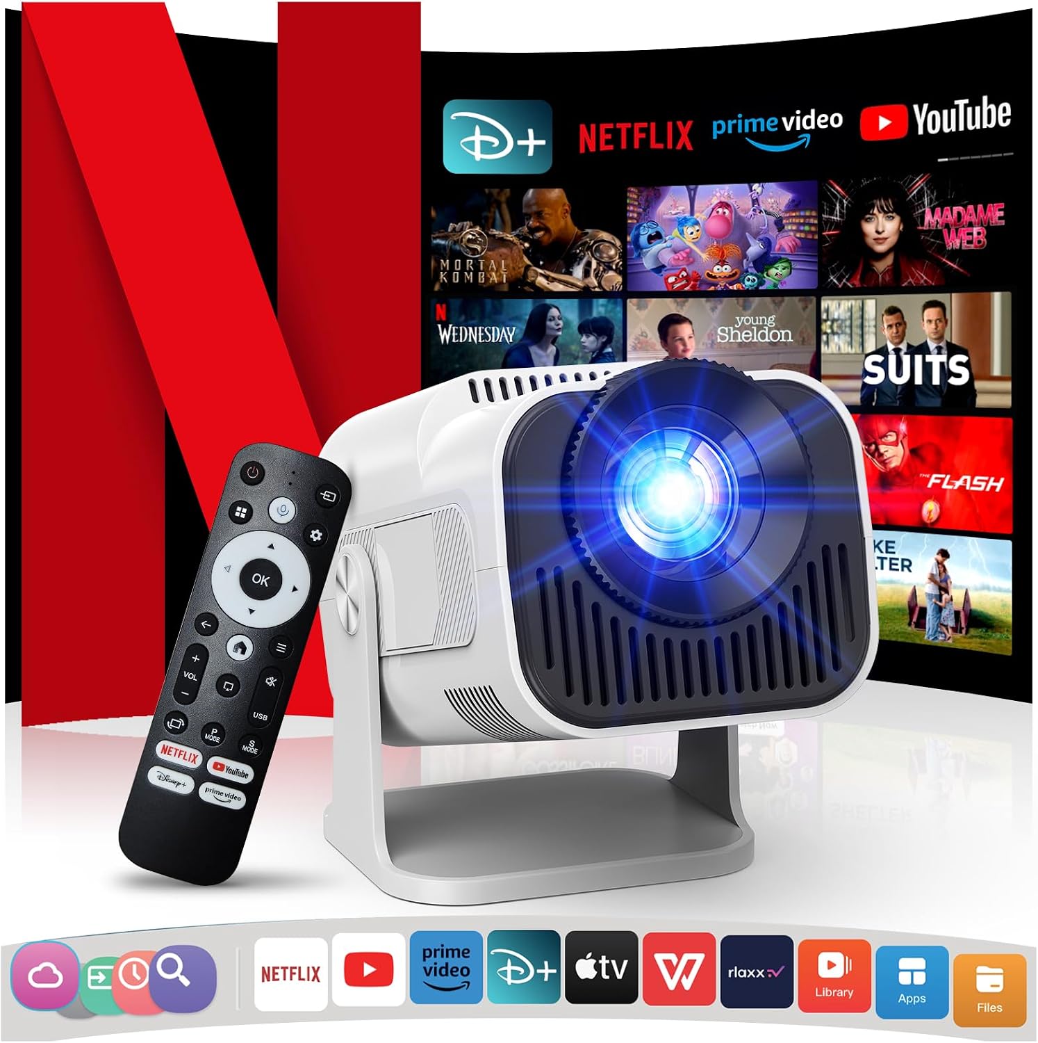 Gaimoo GM600 NTV 4K Projector