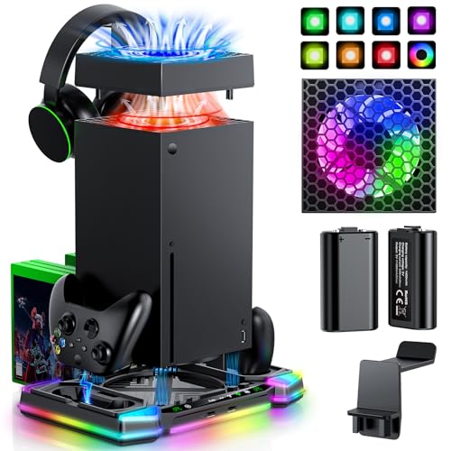 Auarte RGB Peak Cooling Fan & Charging Station
