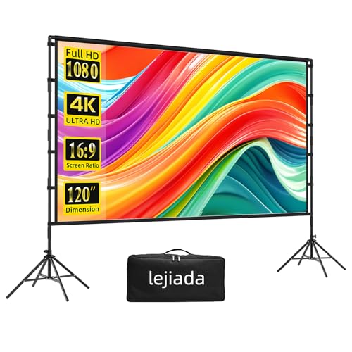 lejiada 120" Projector Screen
