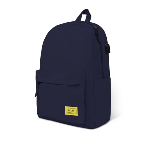 RICOMI Premium Lightweight Laptop Backpack (Navy Blue)